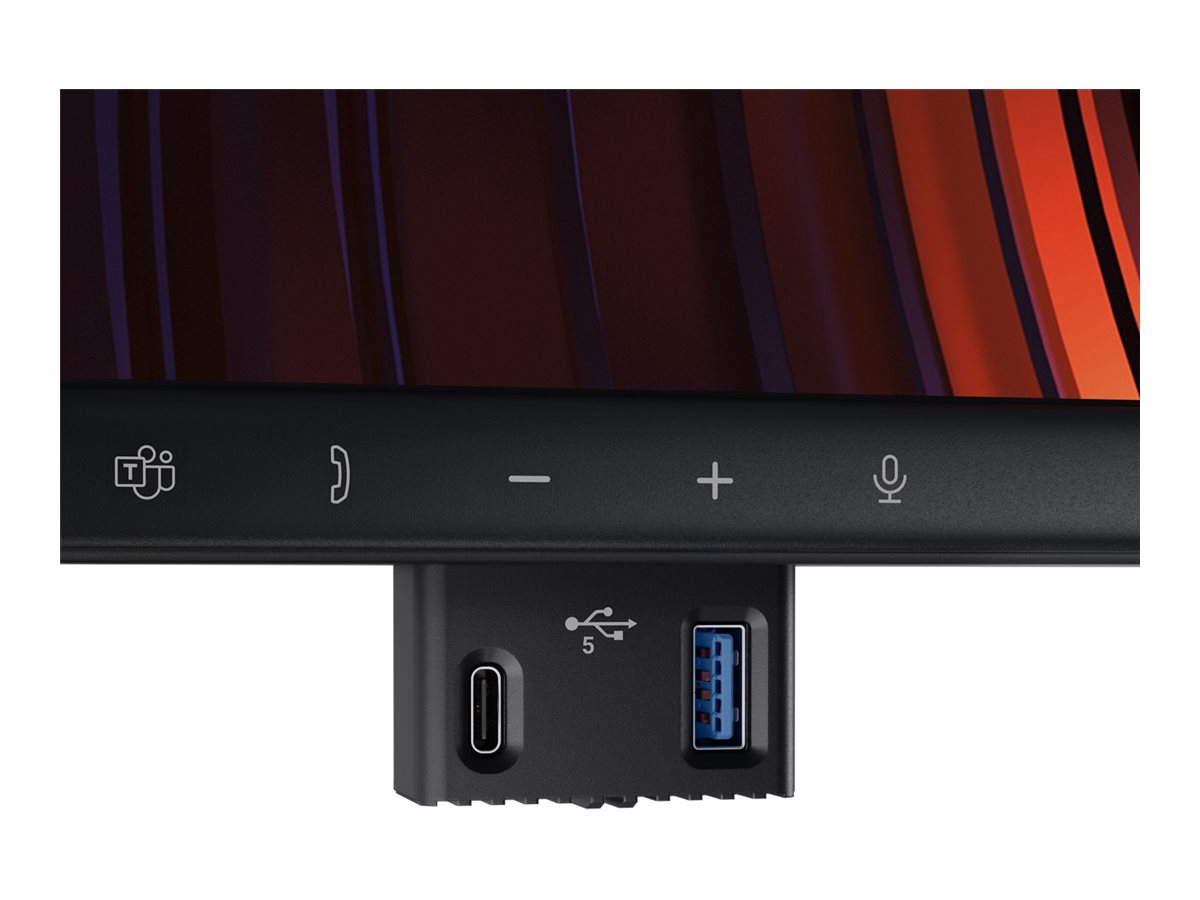 DELL Pro P 27 USB-C Hub Conferencing Monitor P2726DEB Detailansicht der Anschlüsse
