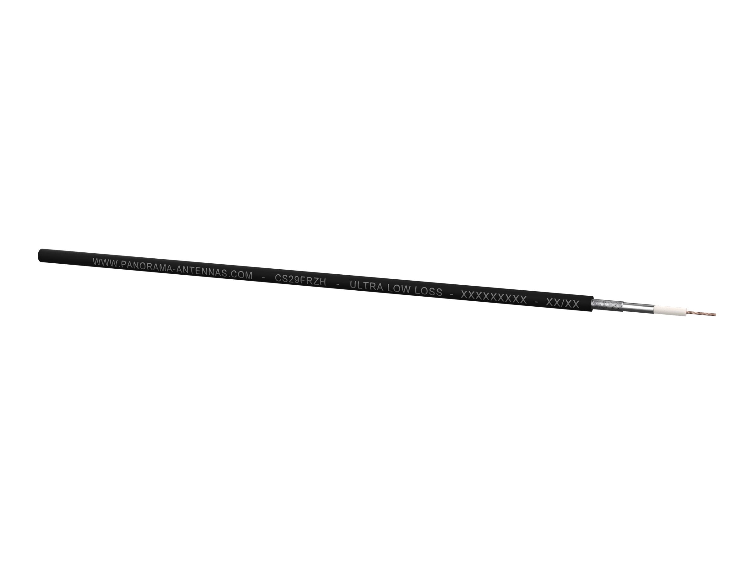 PUC PANORAMA CS29 Kabel RG58 C/U schwer entflammbar 500 Meter Trommel - Vorderansicht