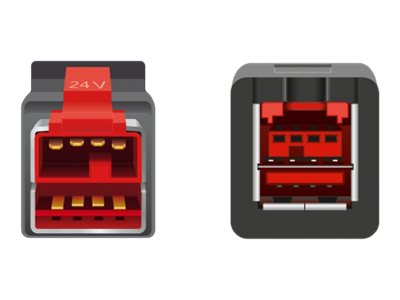 DELOCK PoweredUSB Verlängerungskabel 24V 3m - Verpackung