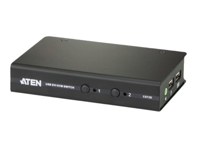 ATEN CS72D KVM Switch DVI USB Audio 2 Ports - Vorderansicht
