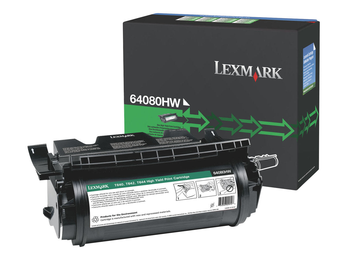 LEXMARK Druckkassette T64x Vorderansicht