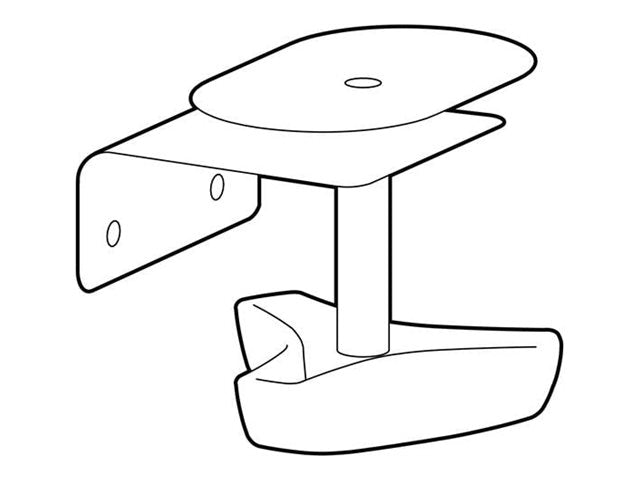 Vorderansicht des ERGOTRON LX Pro 2-Piece Clamp Replacement Kit