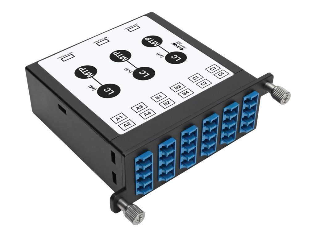 EATON TRIPPLITE 40/100Gb Singlemode Fiber Breakout Cassette Anschlussansicht