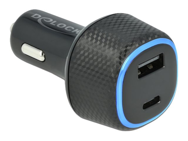 DELOCK Kfz Ladeadapter USB Type-C PD 3.0 Vorderansicht