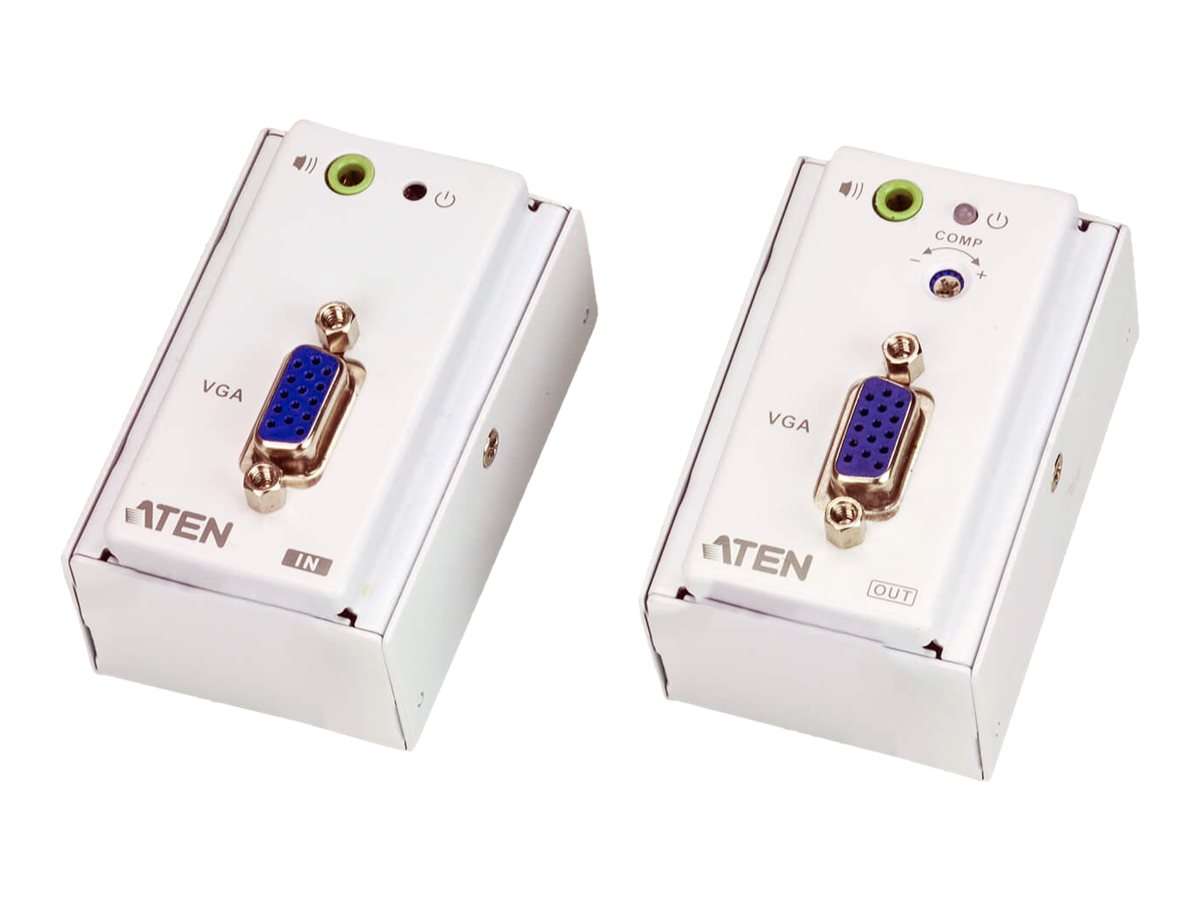 ATEN VE157 VGA/Audio Cat5 Extender Wandplatte Vorderansicht