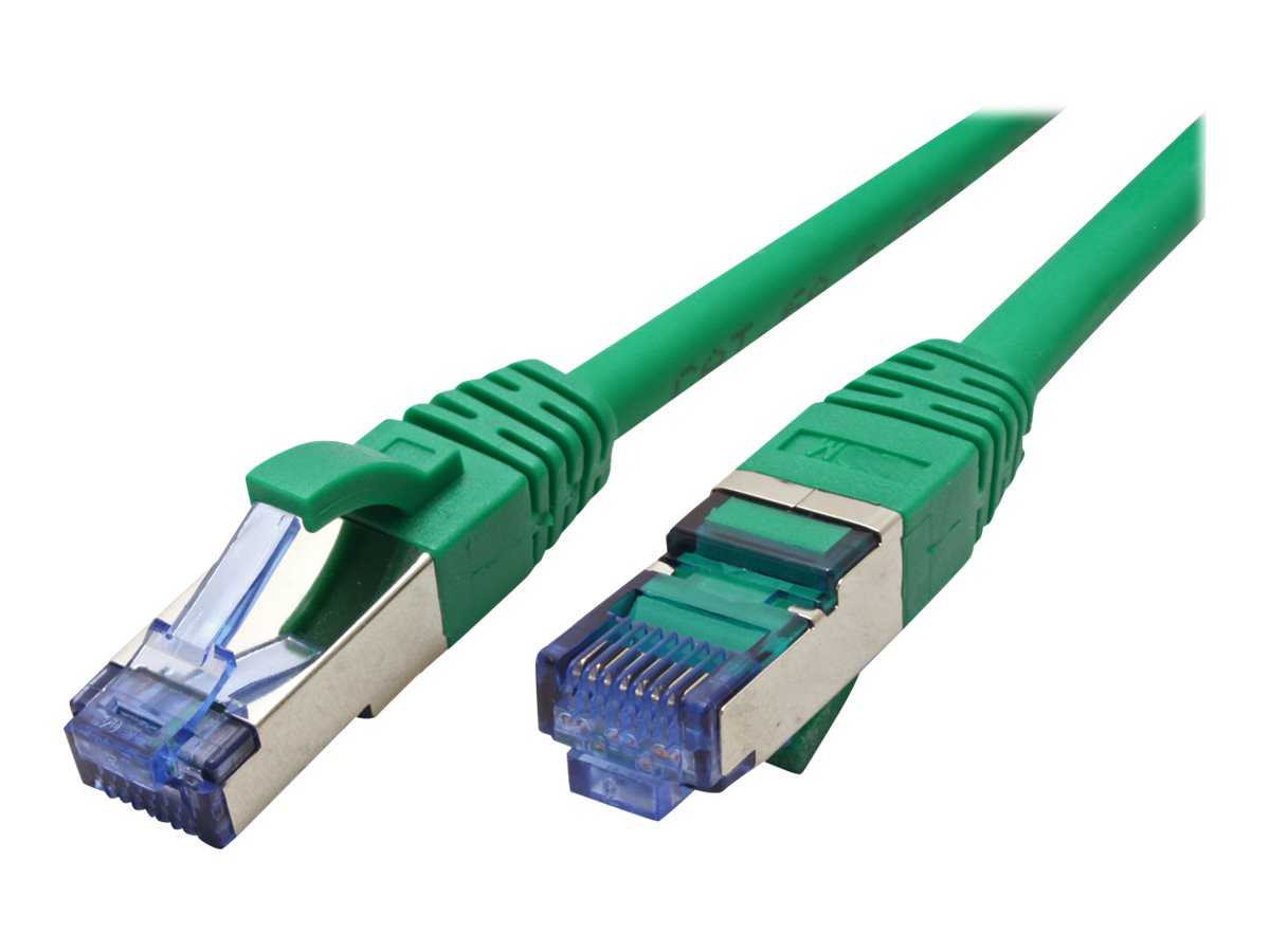 VALUE Patchkabel Kat.6A Class EA S/FTP PiMF LSOH grün 20m Verpackung