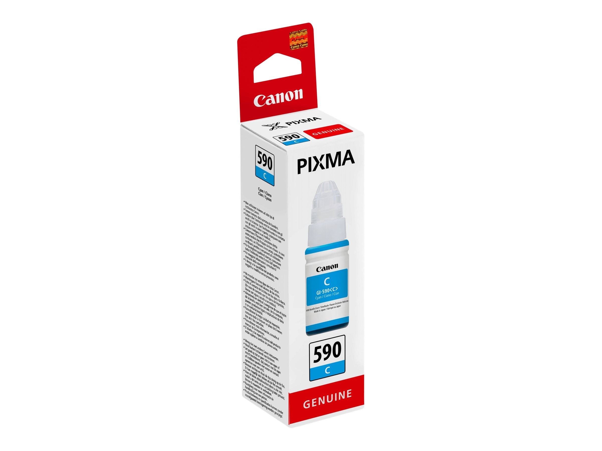 CANON GI-590C Cyan Nachfülltinte Verpackung