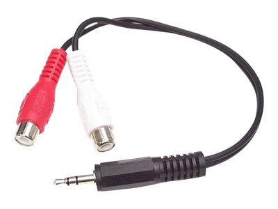 STARTECH.COM 6in Stereo Audio Cable 3.5mm Male to 2x RCA Female - Verpackung