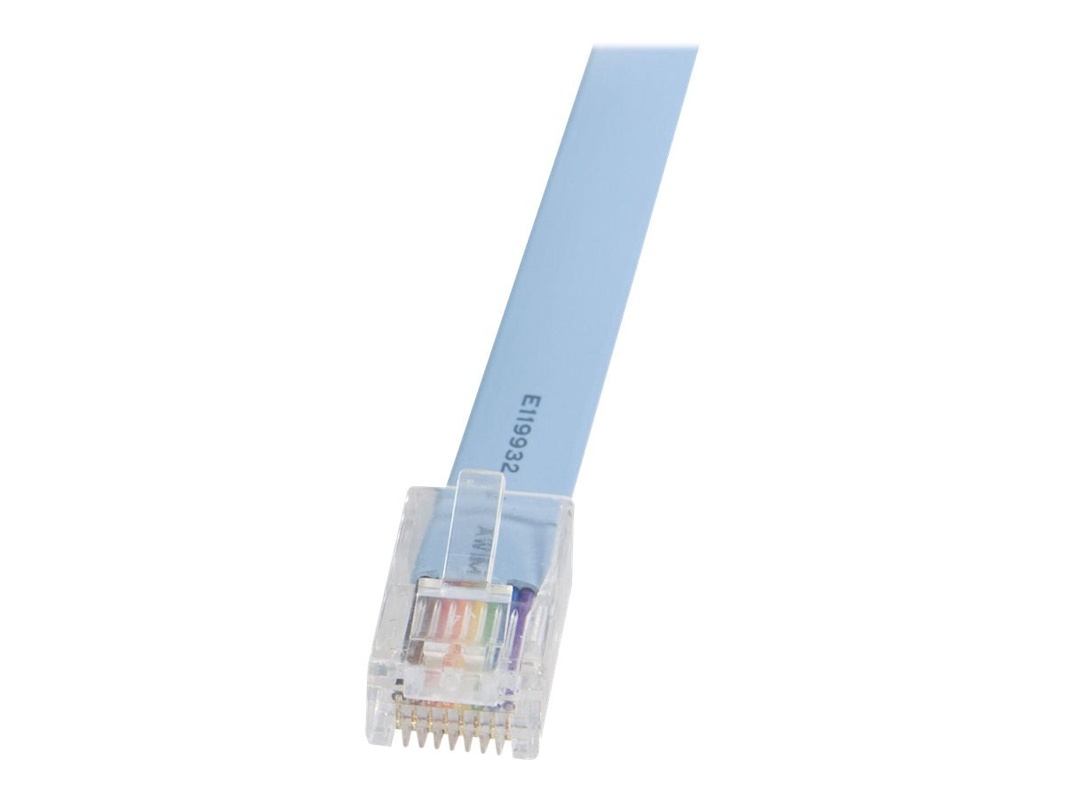 Vorderansicht des STARTECH.COM 6 ft RJ45 to DB9 Cisco Console Management Router Cable