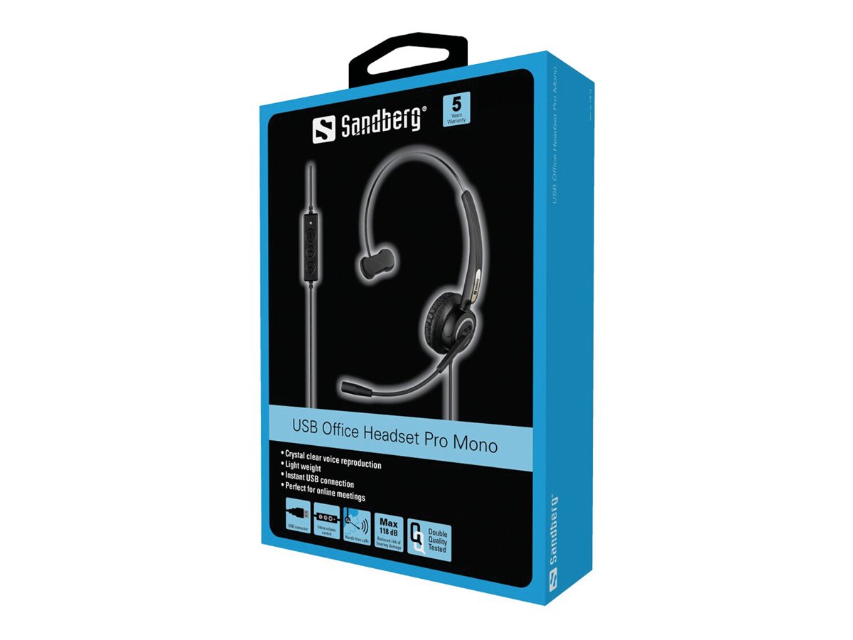 SANDBERG USB Office Headset Pro Mono - Verpackung