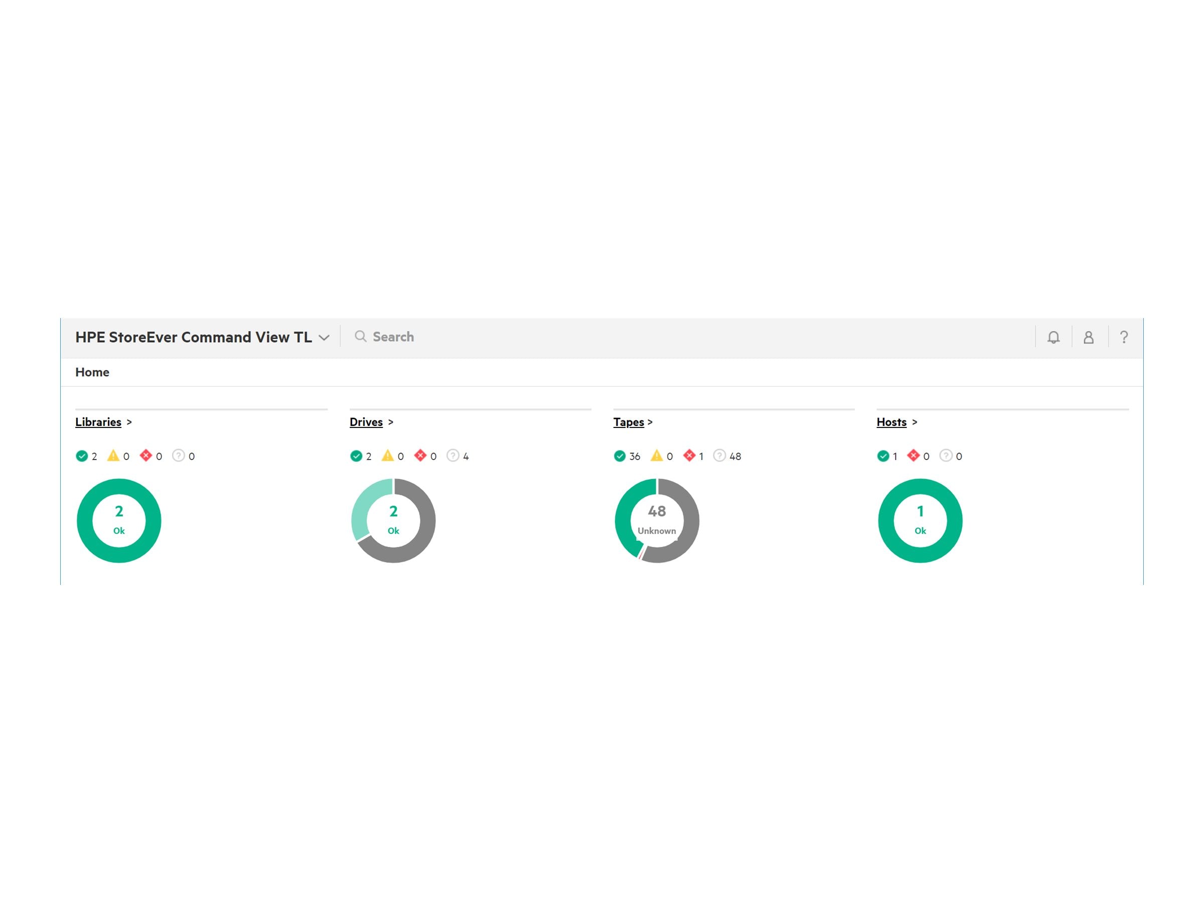 HPE StoreEver MSL6480 CV-TL E-LTU Vorderansicht