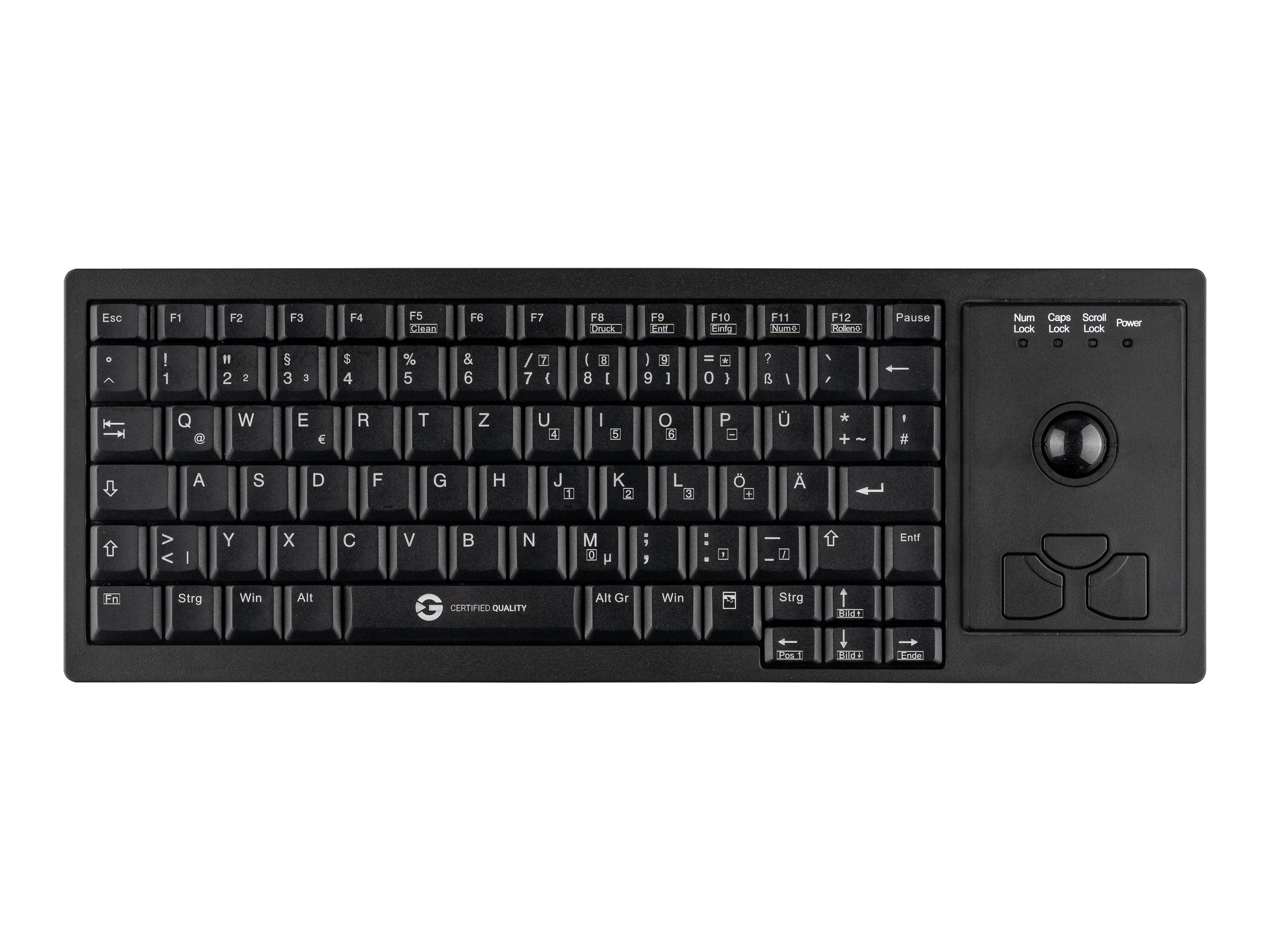 GETT Cleantype Xtra Roll Tastatur Seitenansicht