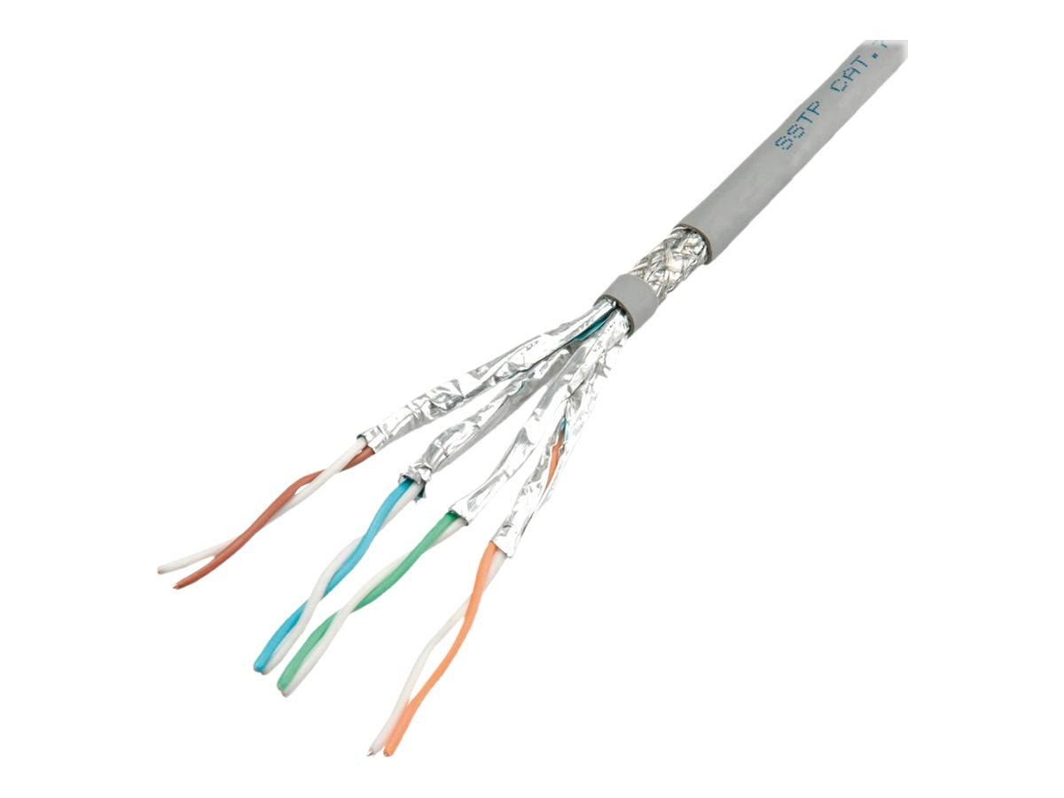 VALUE S/FTP-PiMF-Kabel Kat.6 Class E grau 300m - Vorderansicht