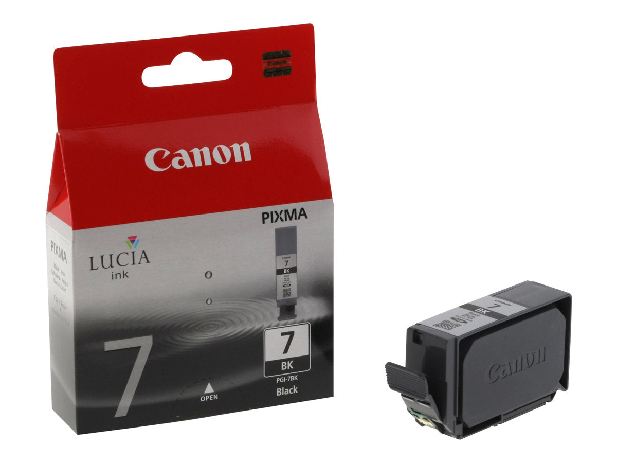 Verpackung der CANON PGI-7BK Tinte schwarz hohe Kapazität 565 Seiten 1er-Pack