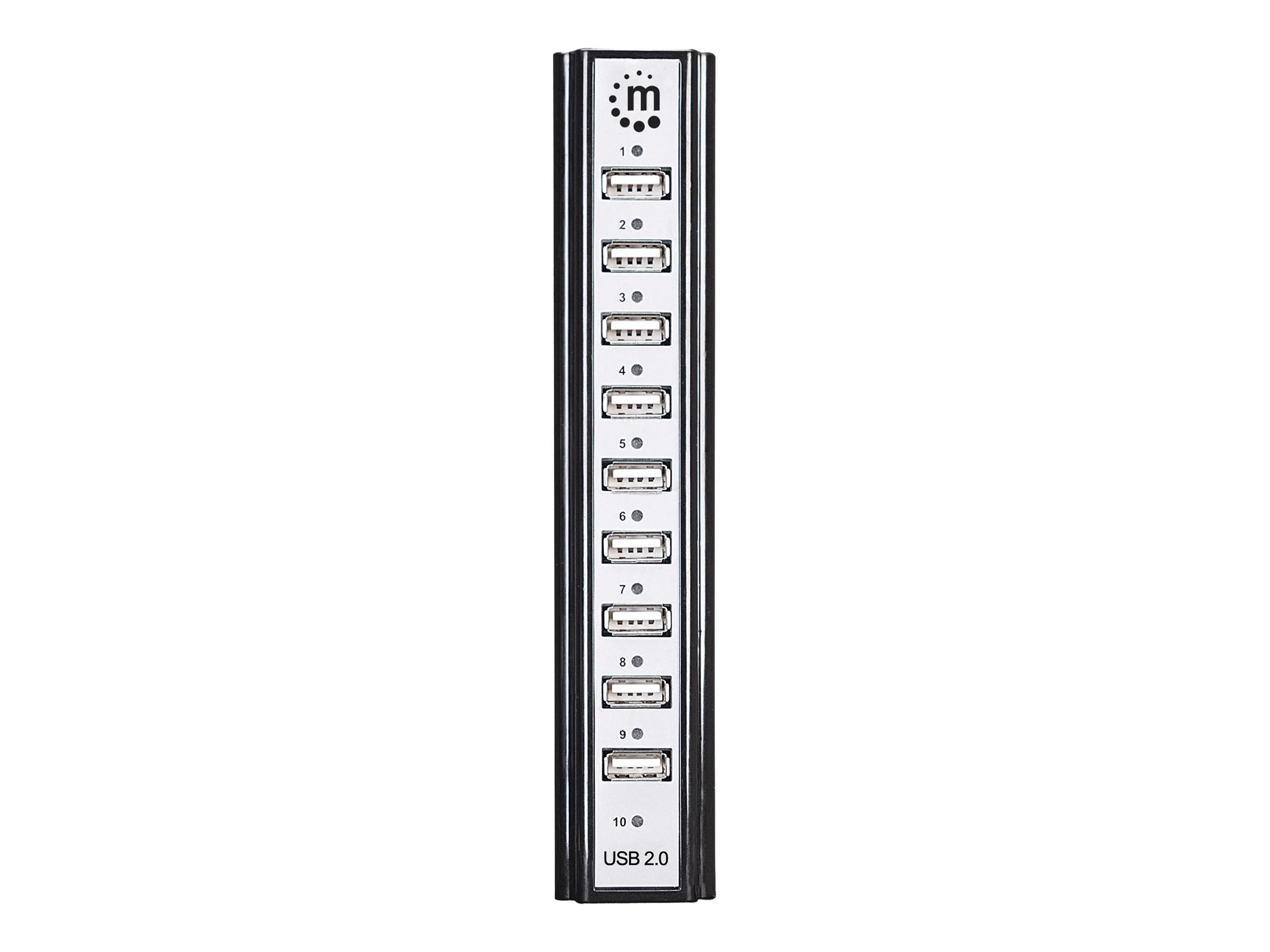 MANHATTAN Hi-Speed USB 2.0 Desktop Hub 10 Ports Verpackung