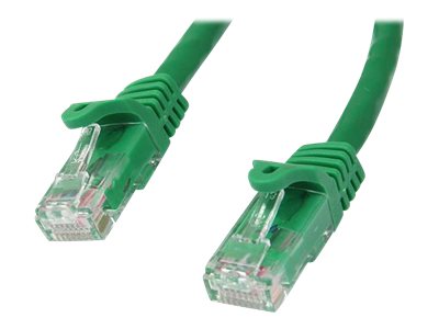 STARTECH.COM 2m Cat6 Gigabit Snagless Patchkabel - RJ45 UTP Netzwerkkabel mit Schutzmanschette - Cat 6 Kabel - Grün