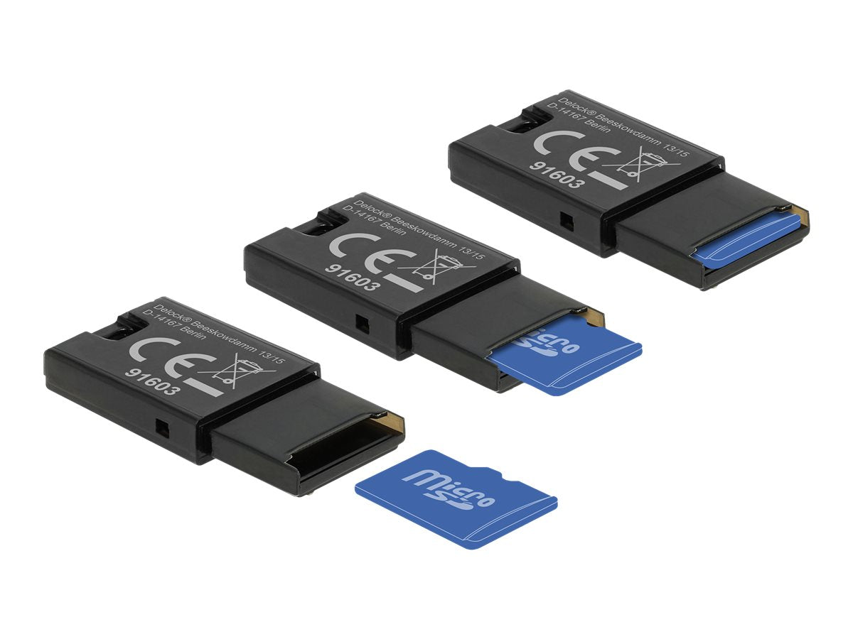DELOCK USB 2.0 Card Reader Vorderansicht