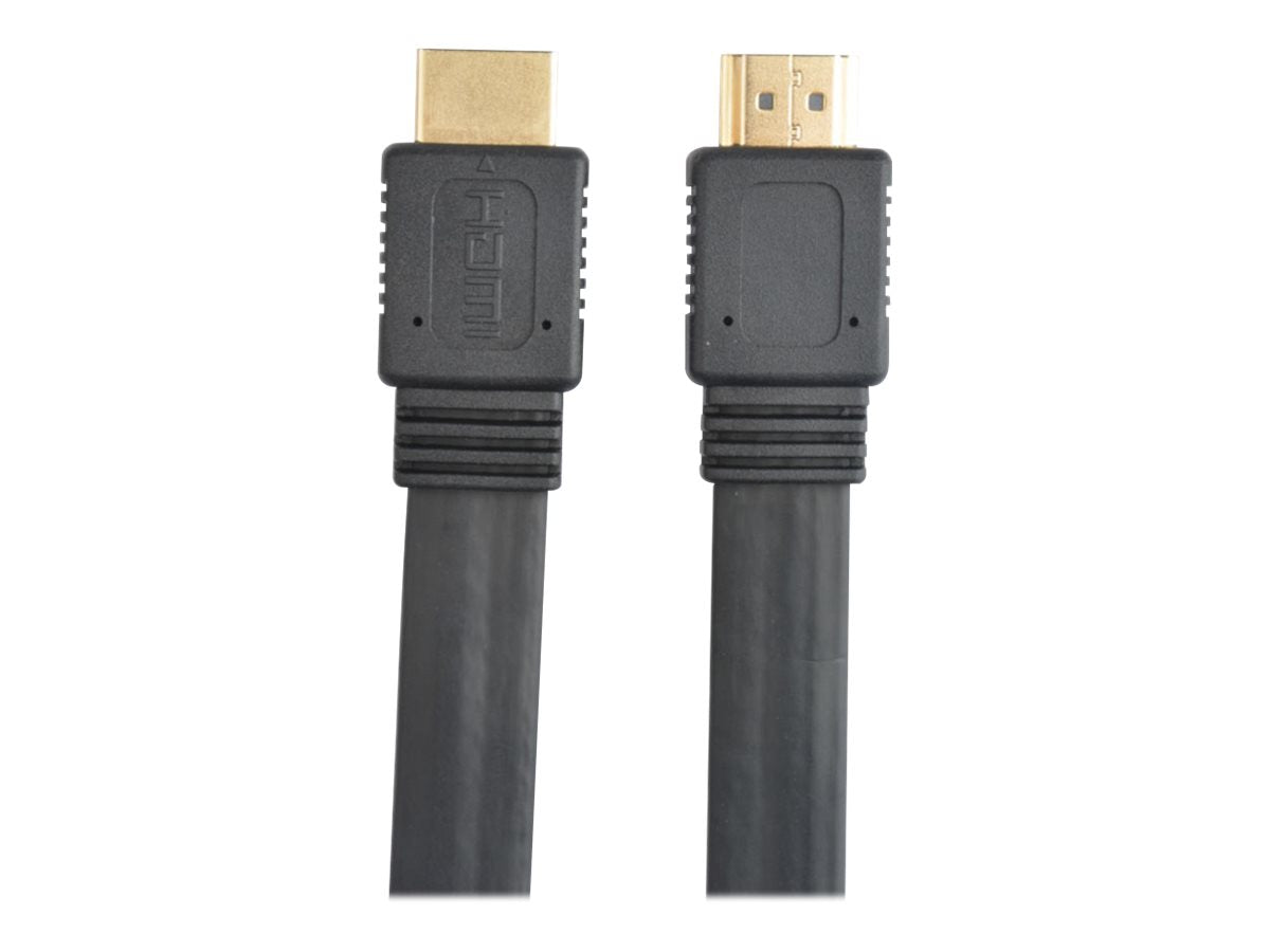 TECHLY High Speed HDMI Flachkabel 4K 60Hz 1m - Vorderansicht