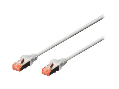 DIGITUS 10xPatch Kabel SFTP CAT6 3m grau - Vorderansicht