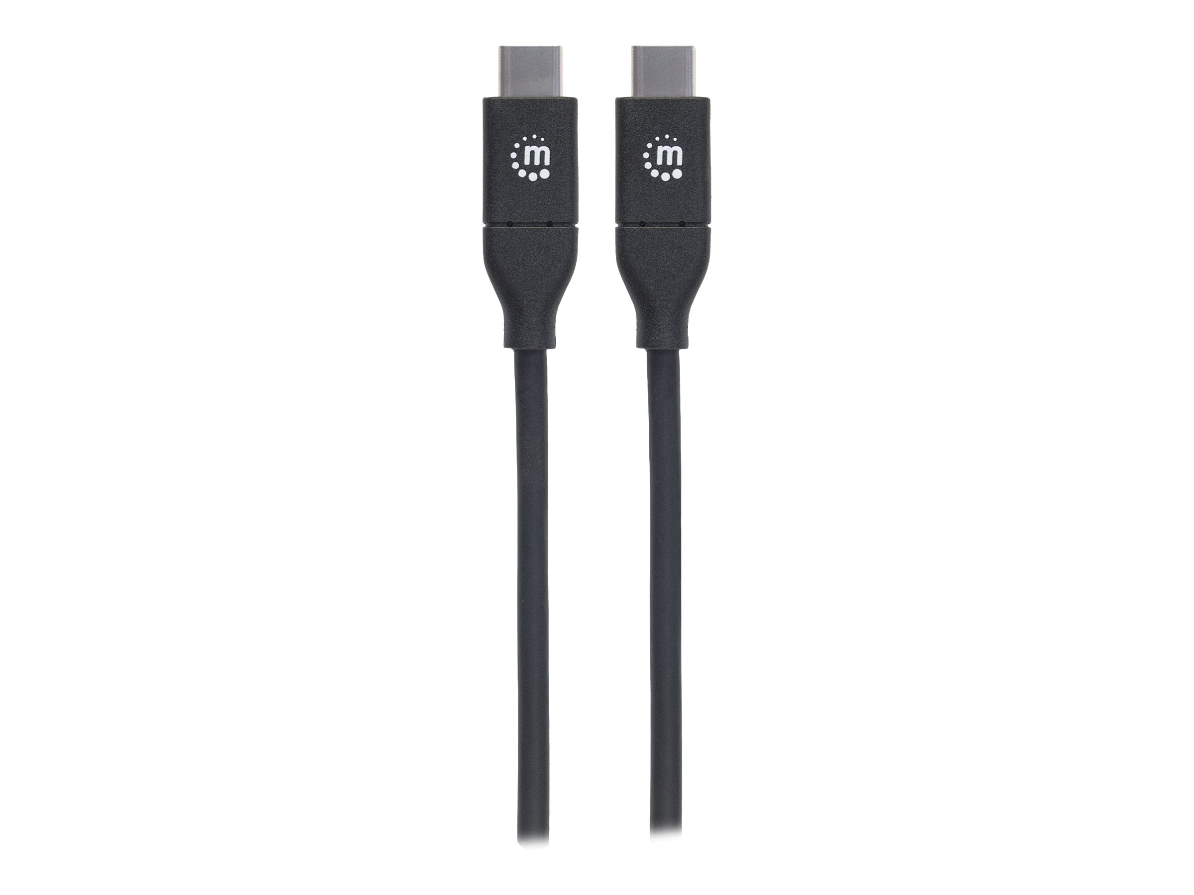 MANHATTAN USB 2.0 Typ C-Anschlusskabel 2m Vorderansicht
