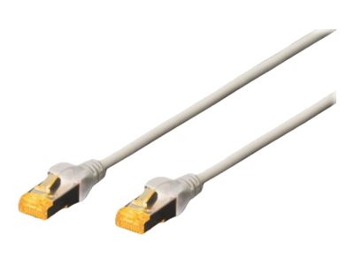 DIGITUS 10xPatchkabel CAT6A 0,5m grau - Vorderansicht