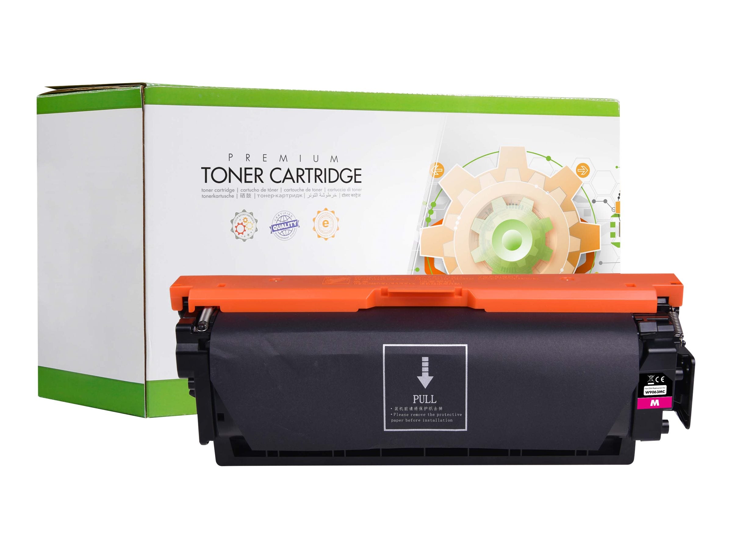 STATIC Toner Cartridge HP W9063MC Magenta Vorderansicht