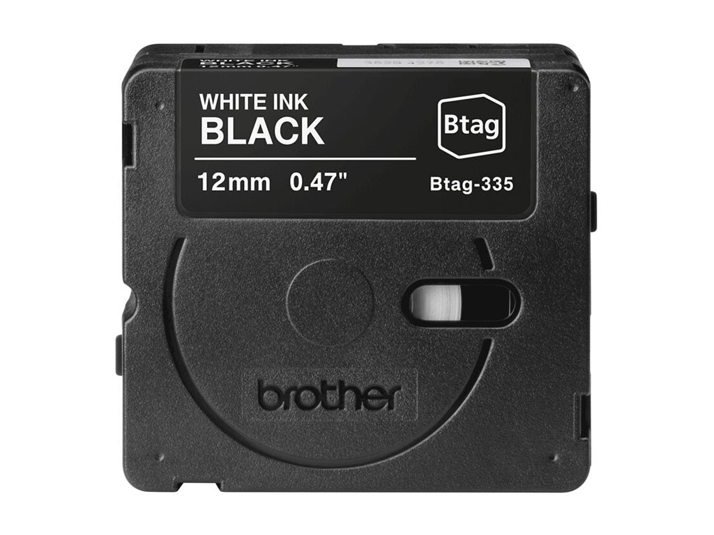 BROTHER BTAG335 Ribbon 12MM White on Black - Verpackung