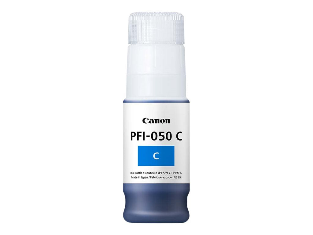 CANON PFI-050 Cyan Ink Cartridge Vorderansicht