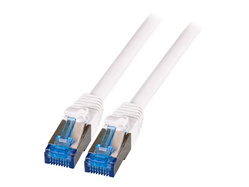 EFB RJ45 Patchkabel S/FTP Cat6A Superflex LSZH WEISS 3m - Vorderansicht