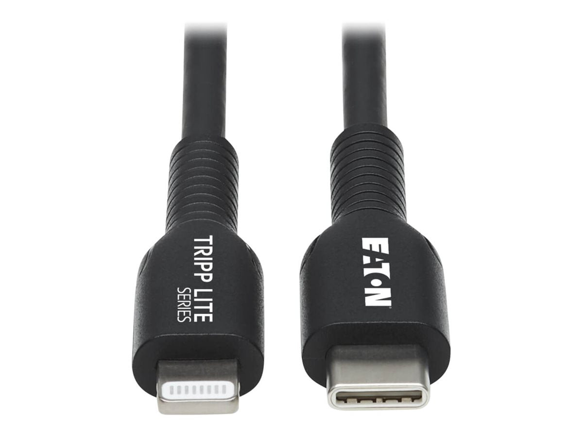 EATON TRIPPLITE USB-C to Lightning Sync/Charge Cable M/M MFi Certified Lightning cable 24 pin USB-C M to Lightning M 2m