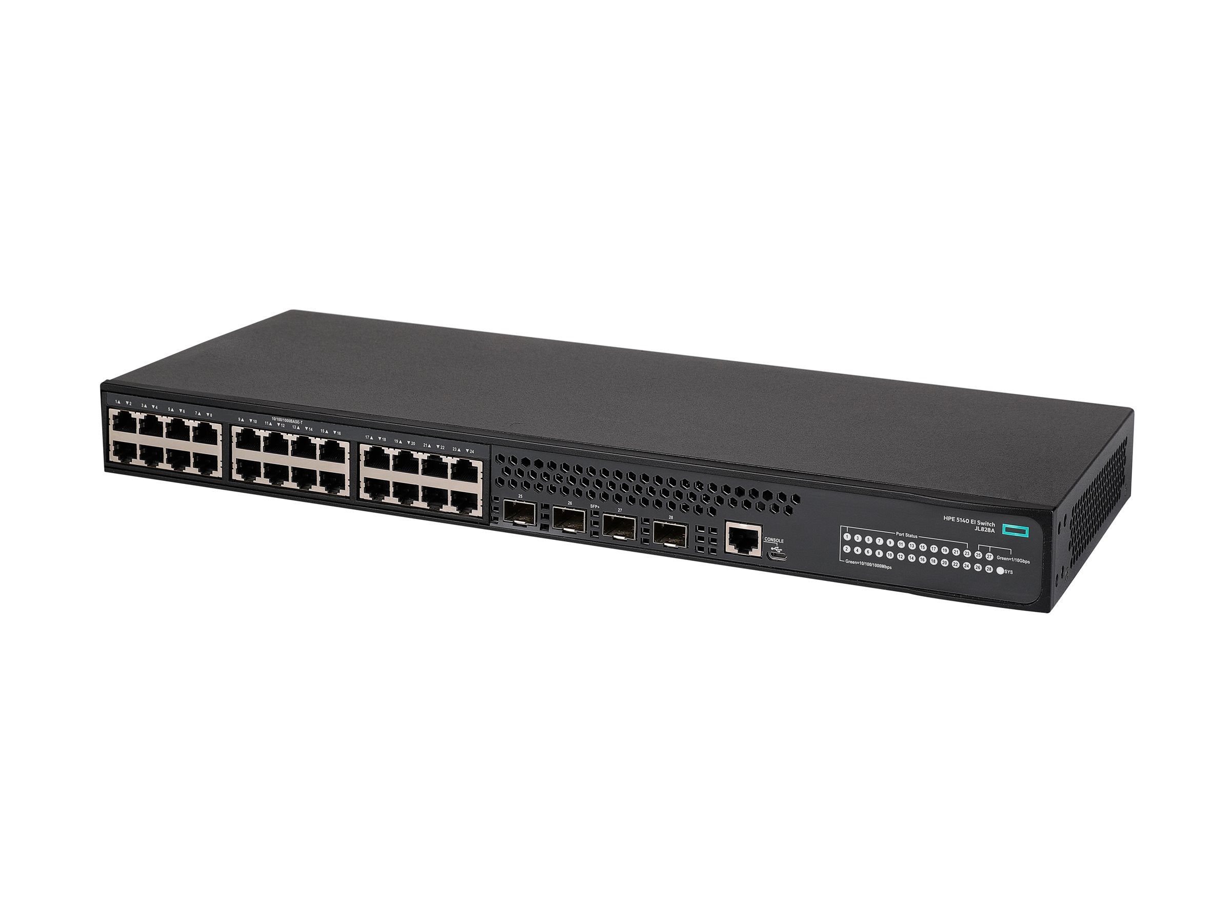 ARUBA HPE FlexNetwork 5140 24G 4SFP+ EI Switch Detailansicht