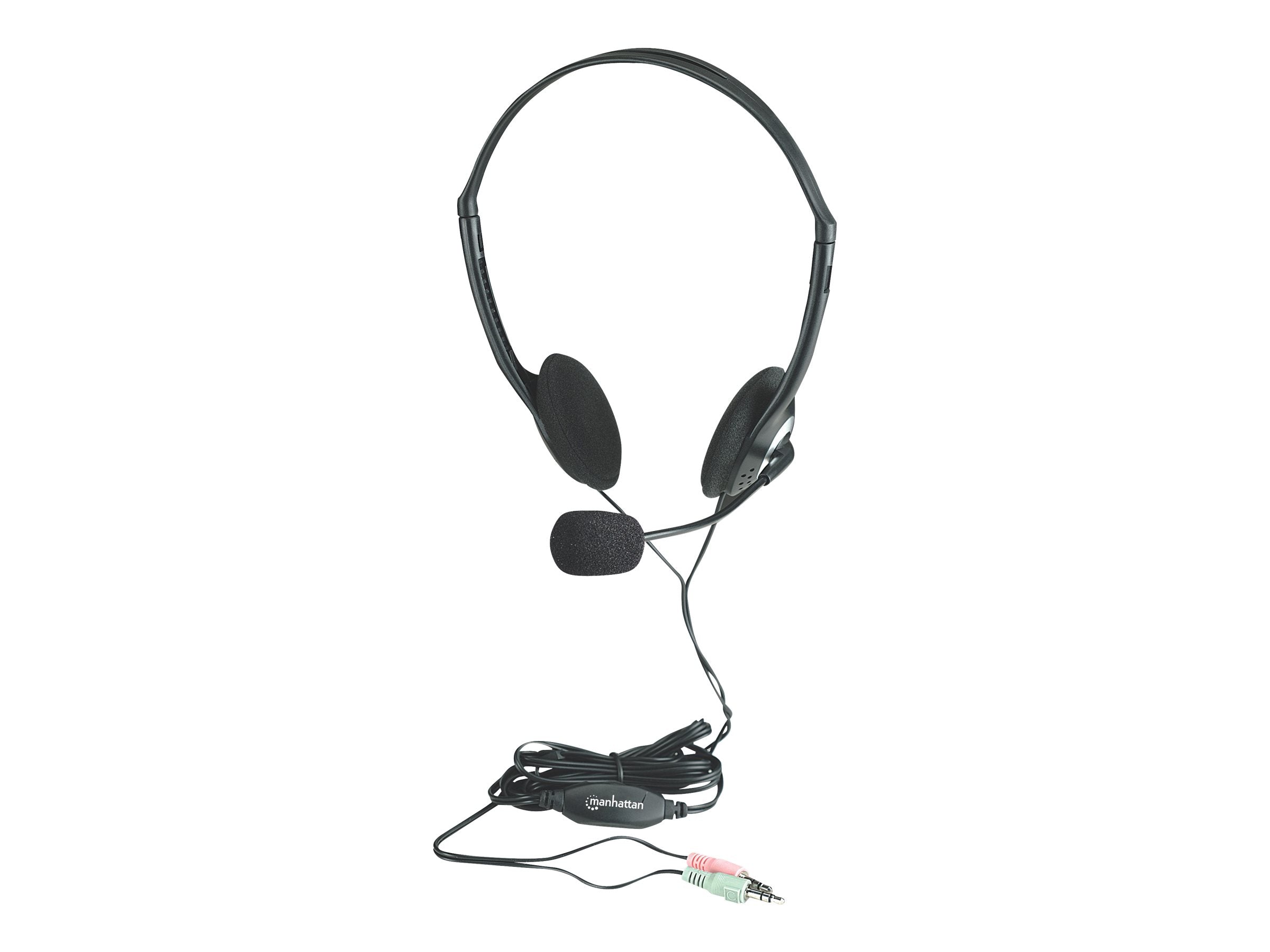 MANHATTAN Headset Stereo Eco Geringes Gewicht Vorderansicht