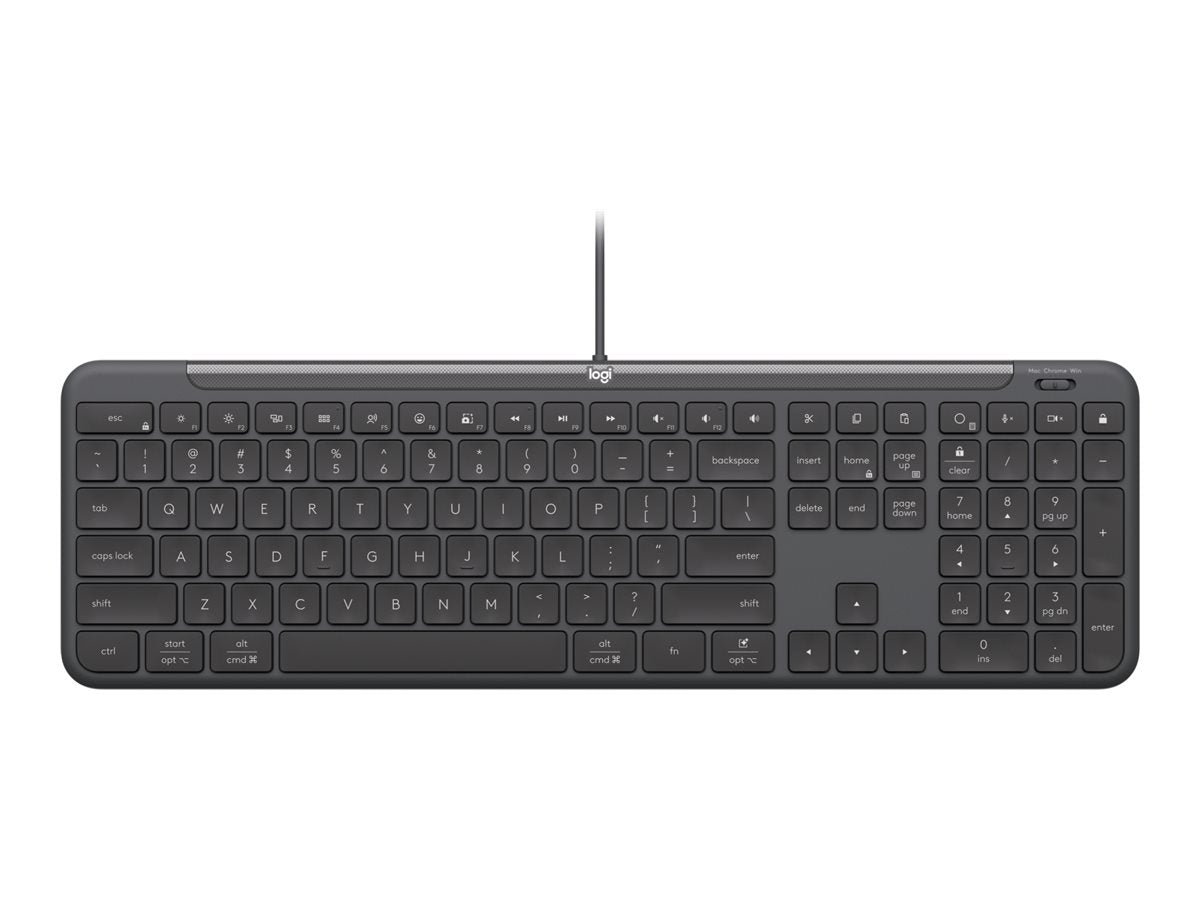 LOGITECH Wired Keyboard K620 for Business Graphite - Vorderansicht
