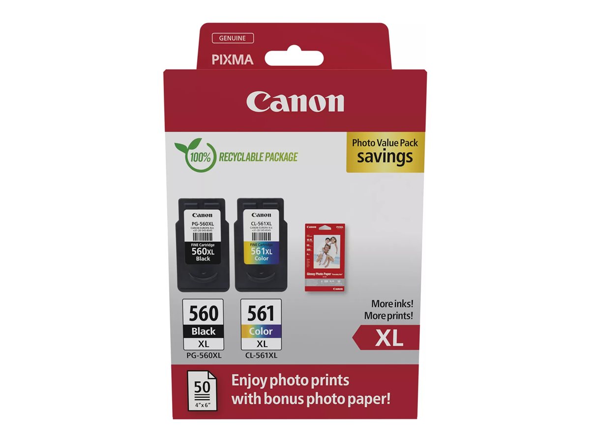 CANON CRG PG-560XL/CL-561XL Ink Cartridge PHOTO VALUE Vorderansicht
