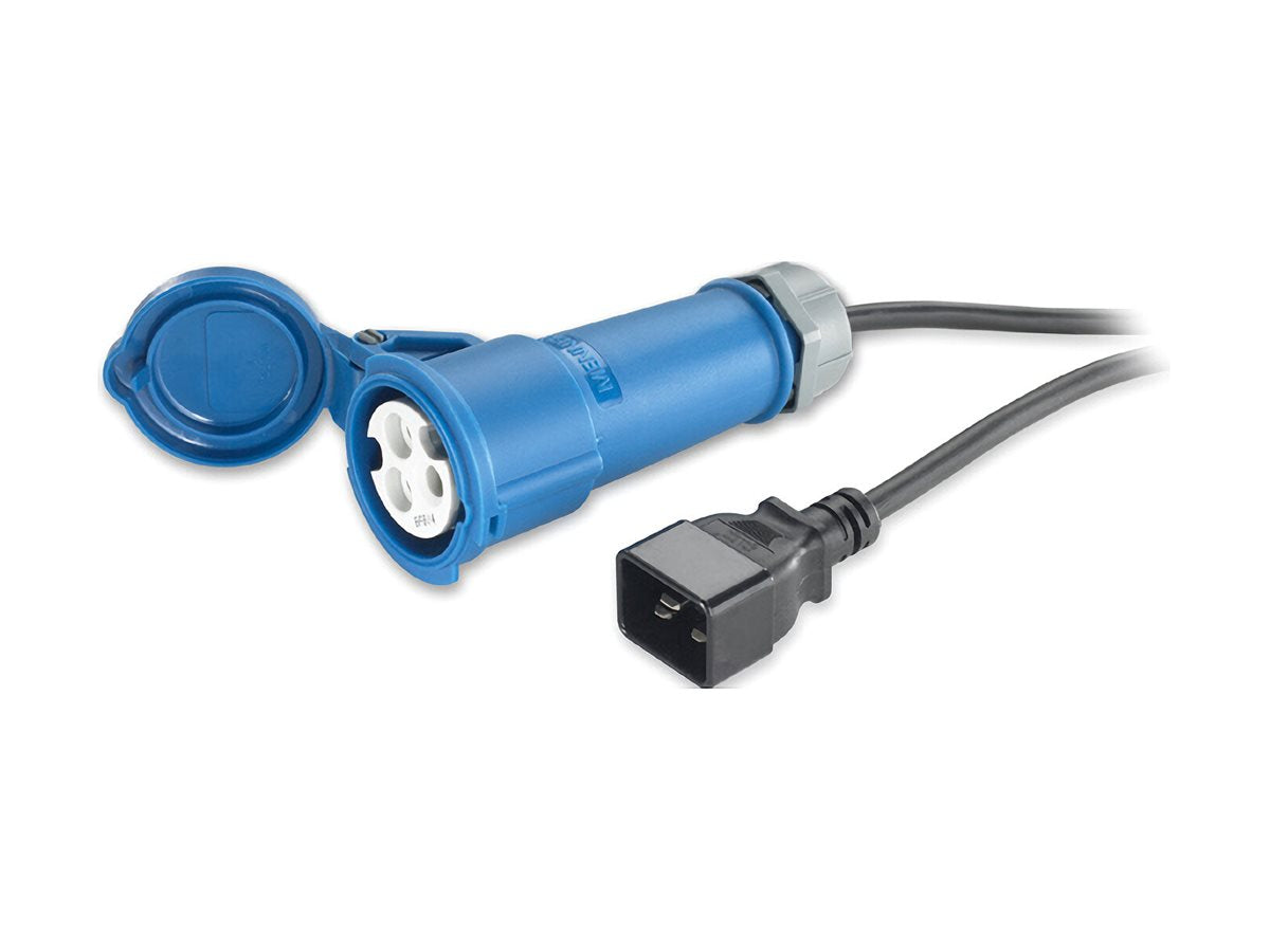 APC Power cable IEC 60320 C20 to IEC 60309 16A F AC 230V 16 A 2,5m Black - Vorderansicht