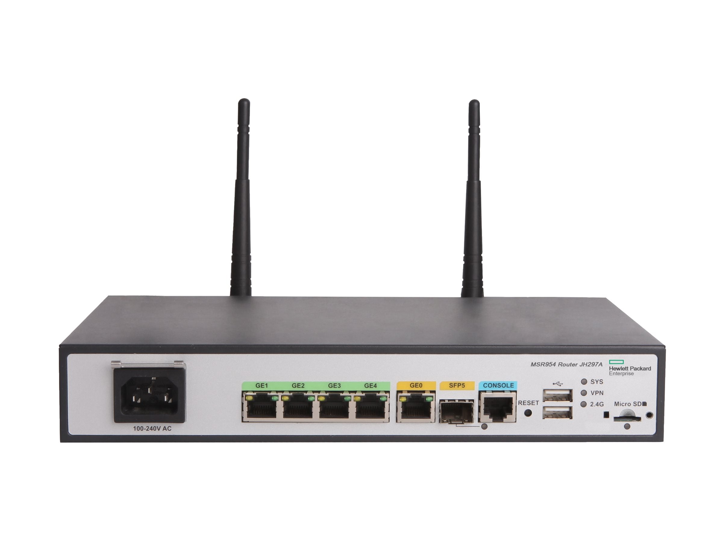 HPE MSR954-W 1GbE SFP WW Router Seitenansicht