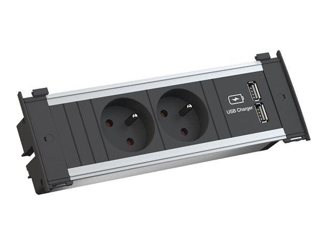 BACHMANN KAPSA S 2xUTE 1xUSB Charger Vorderansicht