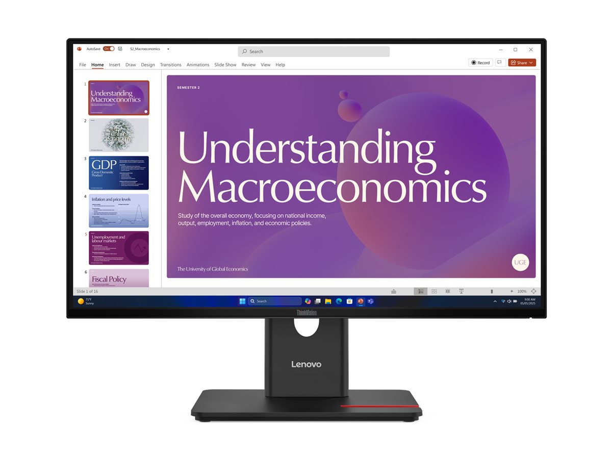 LENOVO ThinkVision T24D-40 Monitor Vorderansicht