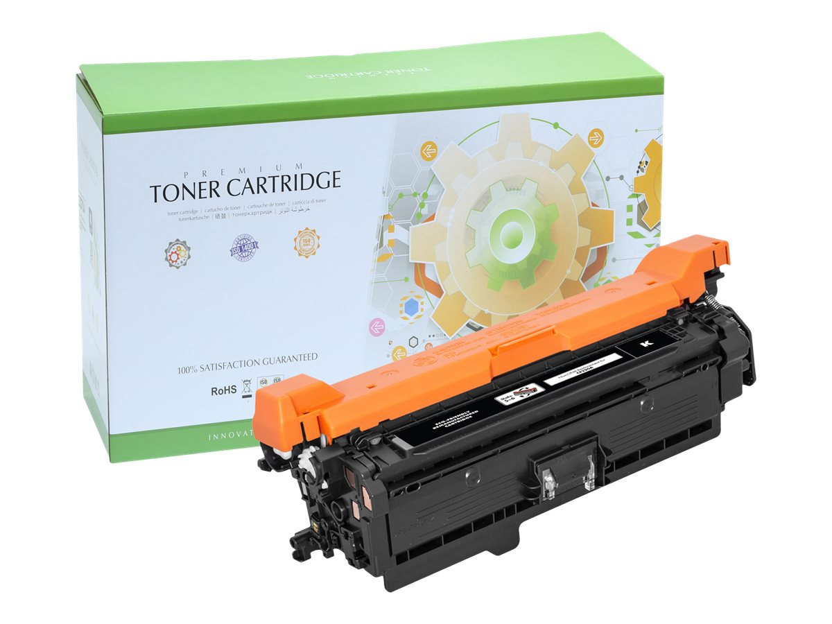 STATIC Tonerpatrone CE250A schwarz Vorderansicht