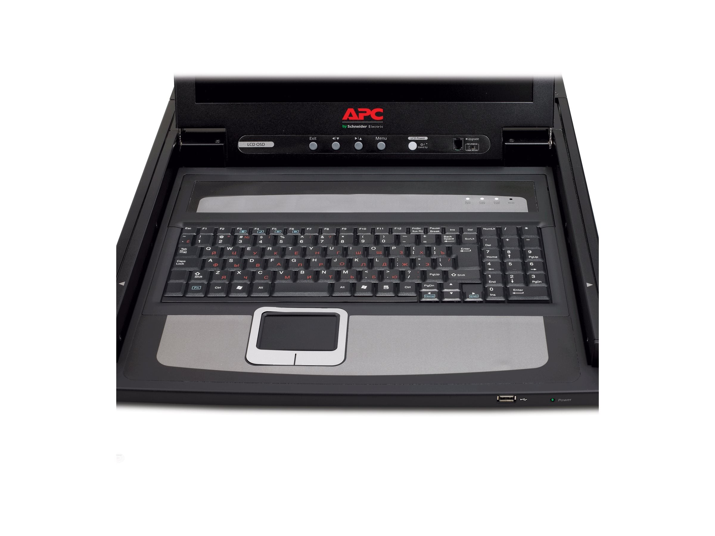 APC AP5717R Rack LCD Console Seitenansicht