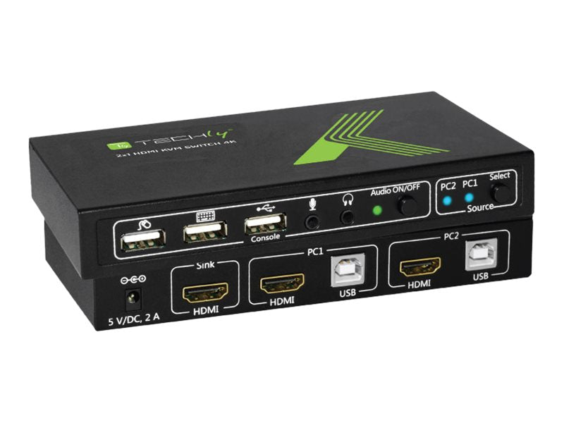 TECHLY USB HDMI KVM Switch 2X1 Verpackung