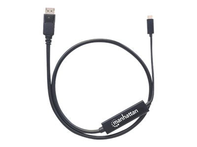 MANHATTAN USB Typ C auf DisplayPort-Kabel 1m Detailansicht