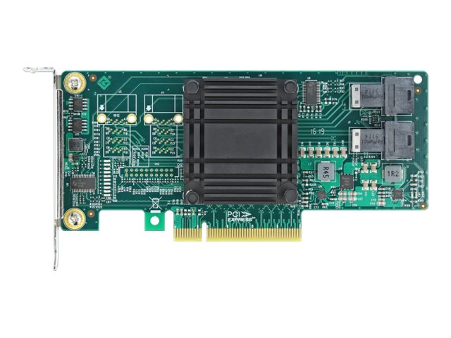 DELOCK PCI Express x8 Karte Vorderansicht