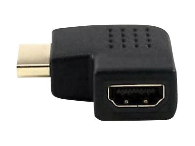 TECHLY Adapter 90 Grad abgewinkelt HDMI Buchse 19 polig auf HDMI Stecker 19 polig - Vorderansicht