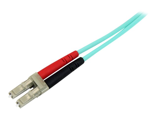 STARTECH.COM 10m 10Gb Aqua LC/LC Duplex Fiber Cable Anschluss