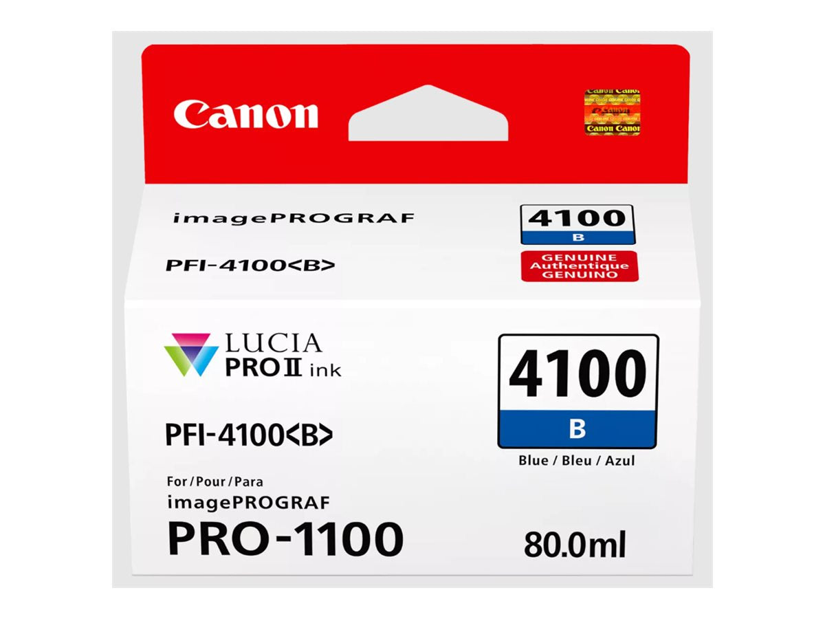 CANON INK PFI-4100 Blue tank - Vorderansicht