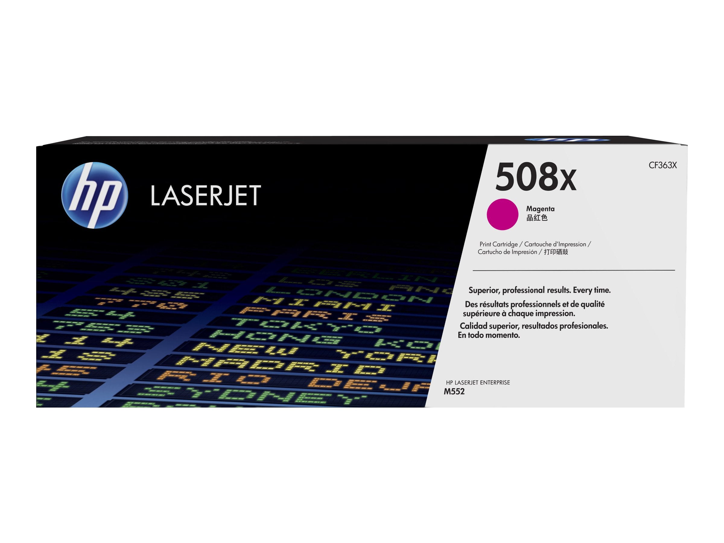 HP 508X Toner cartridge CF363X magenta Vorderansicht