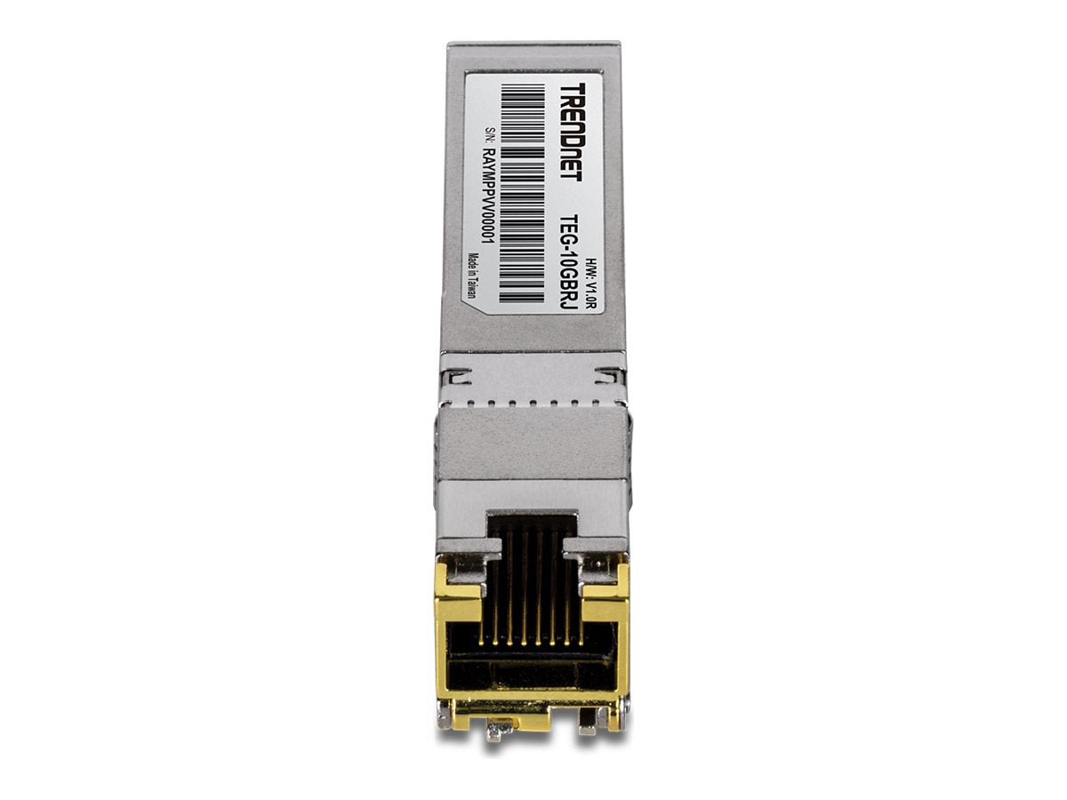 TRENDNET TEG-10GBRJ 10G RJ-45 SFP+ Modul Anschlussansicht
