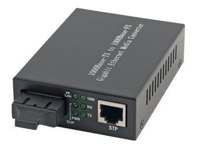 EFB Medienkonverter Gigabit Ethernet RJ45 auf Multimode SC 1000SX 550m Vorderansicht