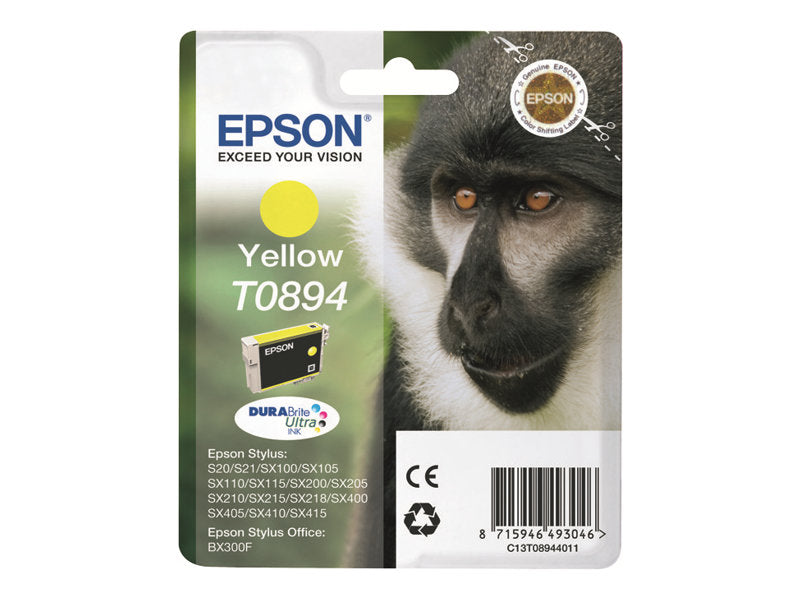 EPSON T0894 Tintenpatrone Gelb im Blister